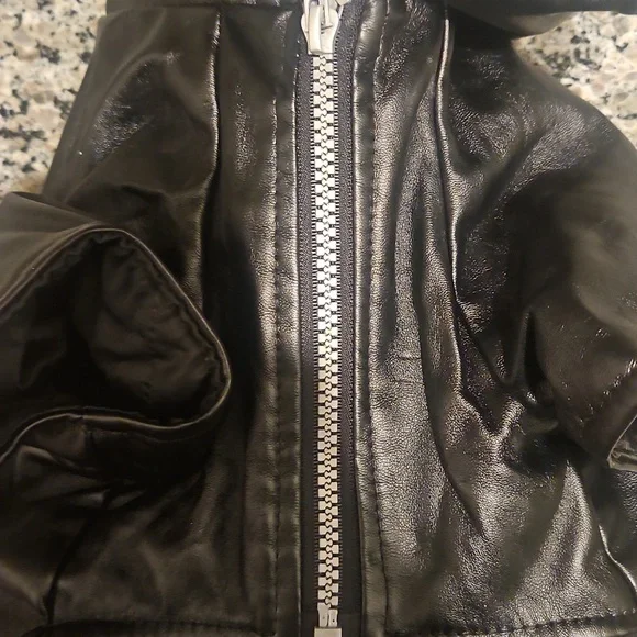 KISS Band Dog Jacket Faux Leather Motorcycle Style | Fab Dog | Rock Costume - Picture 5 of 5